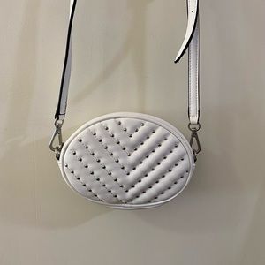 Sam Edelman White Vegan Leather Belt Bag or Crossbody